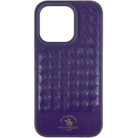 Кожаный чехол Polo Santa Barbara для Apple iPhone 14 Pro (6.1) - Purple