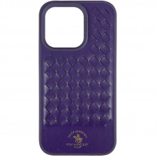 Кожаный чехол Polo Santa Barbara для Apple iPhone 14 Pro (6.1) - Purple