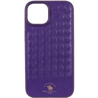 Кожаный чехол Polo Santa Barbara для Apple iPhone 14 (6.1) - Purple