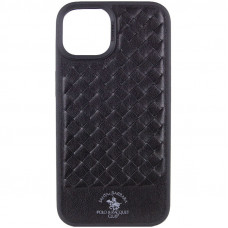 Кожаный чехол Polo Santa Barbara для Apple iPhone 15 (6.1) - Black