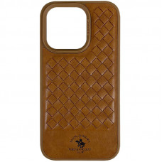 Шкіряний чохол Polo Santa Barbara для Apple iPhone 15 Pro (6.1) - Brown