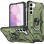 Ударостійкий чохол Pathfinder Ring для Samsung Galaxy S21 FE - Зелений / Army Green