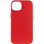 Шкіряний чохол Leather Case (AA Plus) with MagSafe для Apple iPhone 12 Pro / 12 (6.1) - Crimson