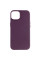 Шкіряний чохол Leather Case (AA Plus) with MagSafe для Apple iPhone 12 Pro / 12 (6.1) - Dark Cherry - фото