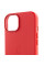 Кожаный чехол Leather Case (AA Plus) with MagSafe для Apple iPhone 12 Pro Max (6.7) - Crimson