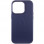 Кожаный чехол Leather Case (AA Plus) with MagSafe для Apple iPhone 13 Pro Max (6.7) - Violet