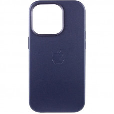 Шкіряний чохол Leather Case (AA Plus) with MagSafe для Apple iPhone 13 Pro (6.1) - Violet