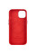 Кожаный чехол Leather Case (AA Plus) with MagSafe для Apple iPhone 13 (6.1) - Crimson - фото