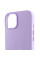 Шкіряний чохол Leather Case (AA Plus) with MagSafe для Apple iPhone 13 (6.1) - Elegant purple - фото