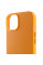 Шкіряний чохол Leather Case (AA Plus) with MagSafe для Apple iPhone 14 (6.1) - Golden Brown - фото