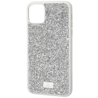 Чехол Bling World Rock Diamond для Apple iPhone 12 Pro / 12 (6.1) - Серебряный