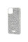 Чехол Bling World Rock Diamond для Apple iPhone 15 (6.1) - Серебряный - фото