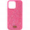 TPU чохол Bling World Rock Diamond для Apple iPhone 15 (6.1) - Яскраво-рожевий