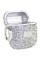 TPU чохол Bling World Rock Diamond для навушників AirPods 1/2 - Срібний - фото