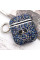 TPU чохол Bling World Rock Diamond для навушників AirPods 1/2 - Синій - фото