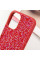 TPU чохол Bling World Rock Diamond для Apple iPhone 16 (6.1) - Червоний - фото