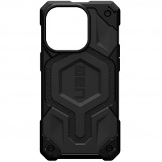 Ударопрочный чехол UAG Monarch Pro with MagSafe Leather для Apple iPhone 15 Plus / 14 Plus (6.7) - Черный