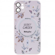 TPU+PC чохол Secret Garden with MagSafe для Apple iPhone 11 (6.1) - White