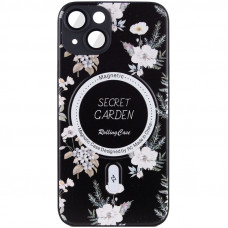 Чехол Secret Garden with MagSafe для Apple iPhone 13 (6.1) - Black