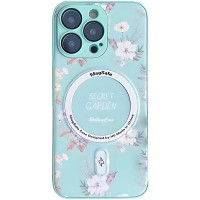 Чехол Secret Garden with MagSafe для Apple iPhone 14 Pro Max (6.7) - Mint