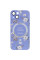 TPU+PC чохол Secret Garden with MagSafe для Apple iPhone 15 (6.1) - Lilac - фото