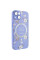 TPU+PC чохол Secret Garden with MagSafe для Apple iPhone 15 (6.1) - Lilac - фото