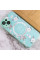 TPU+PC чохол Secret Garden with MagSafe для Apple iPhone 15 (6.1) - Mint - фото