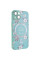 TPU+PC чохол Secret Garden with MagSafe для Apple iPhone 15 (6.1) - Mint - фото