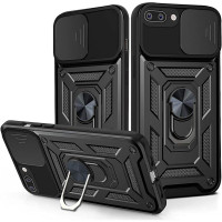 Ударостійкий чохол Camshield Serge Ring для Apple iPhone 7 plus / 8 plus (5.5) - Чорний