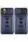 Ударостійкий чохол Camshield Serge Ring для Apple iPhone 13 Pro (6.1) - Синій - фото