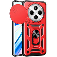 Ударопрочный чехол Camshield Serge Ring для Xiaomi Redmi 14C / A4 / Poco C75 / M7 - Красный