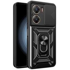 Ударопрочный чехол Camshield Serge Ring для Xiaomi Poco X7 Pro - Черный