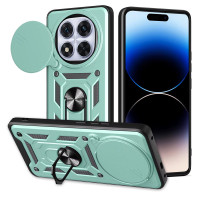 Custodia resistente agli urti Camshield Serge Ring per Xiaomi Redmi Note 14 Pro 4G - Verde