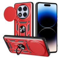 Ударопрочный чехол Camshield Serge Ring для Xiaomi Redmi Note 14 Pro 4G - Красный