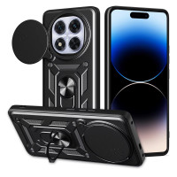 Ударопрочный чехол Camshield Serge Ring для Xiaomi Redmi Note 14 Pro 4G - Черный