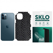 Защитная пленка SKLO Back (на заднюю панель+грани без углов) Snake для Apple iPhone 7 / 8 (4.7) - Черный