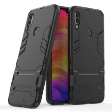 Ударостійкий чохол-підставка Transformer для Xiaomi Redmi Note 7 / Note 7 Pro / Note 7s - Чорний / Soul Black