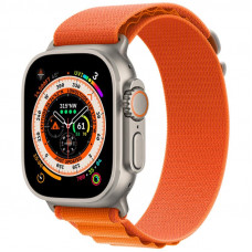 Ремешок Alpine Loop для Apple watch 42mm/44mm/45mm/49mm (m/l) - Оранжевый / Orange