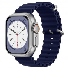 Ремешок Ocean Band для Apple watch 42mm/44mm/45mm/49mm - Синий / Deep navy