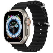 Ремінець Ocean Band для Apple Watch 42(ser.1-3)/44/45/46/49mm - Чорний / Black