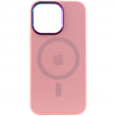 Чохол TPU+Glass Sapphire Mag Evo case для Apple iPhone 13 Pro (6.1) - Sand Pink