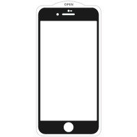 Захисне скло SKLO 5D (тех.пак) для Apple iPhone 7 / 8 / SE (2020) (4.7) - Чорний / Біла підкладка