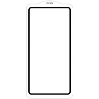 Захисне скло SKLO 5D (тех.пак) для Samsung Galaxy S25 Edge - Чорний / Біла підкладка