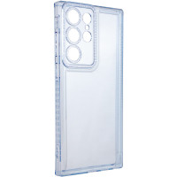 Чехол TPU Starfall Clear для Samsung Galaxy S23 Ultra - Голубой