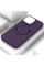 Чехол Bonbon Metal Style with MagSafe для Apple iPhone 11 (6.1) - Фиолетовый / Dark Purple - фото