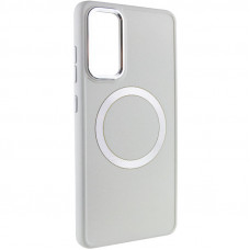 TPU чохол Bonbon Metal Style with MagSafe для Samsung Galaxy S20 FE - Білий / White