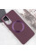 TPU чохол Bonbon Metal Style with MagSafe для Samsung Galaxy S20 FE - Бордовий / Plum - фото