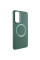 TPU чохол Bonbon Metal Style with MagSafe для Samsung Galaxy S20 FE - Зелений / Army Green