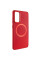 Чехол Bonbon Metal Style with MagSafe для Samsung Galaxy S20 FE - Красный / Red