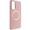 TPU чохол Bonbon Metal Style with MagSafe для Samsung Galaxy S20 FE - Рожевий / Light Pink